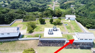 ワーキングスペース富岡城東角櫓（二の丸：空撮）の画像